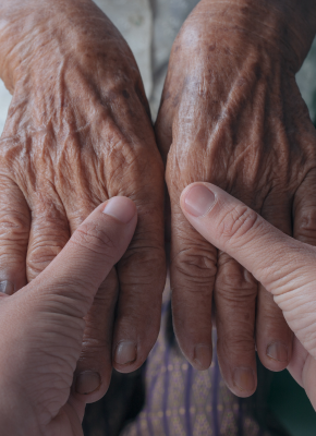 Homecare Service Holding Hands